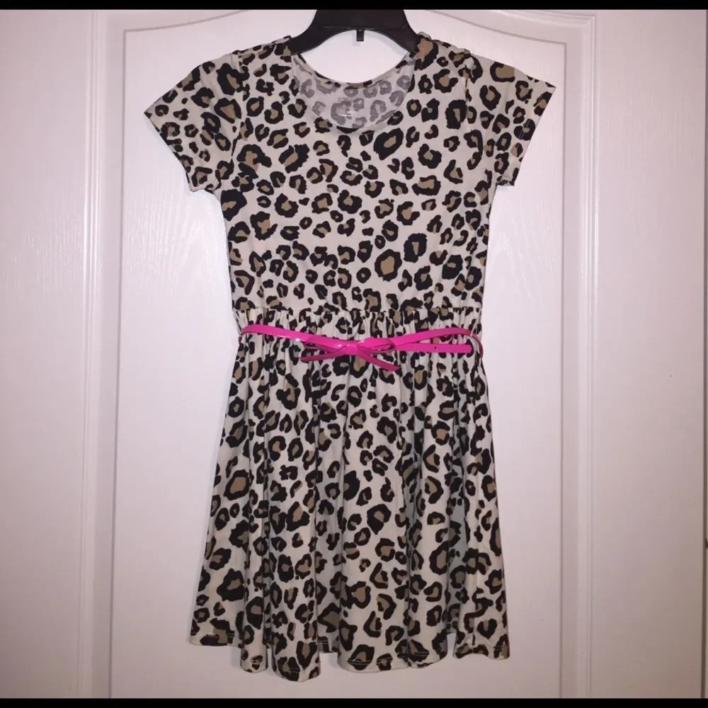 Belted Cheetah Dress - Picture 2 of 3